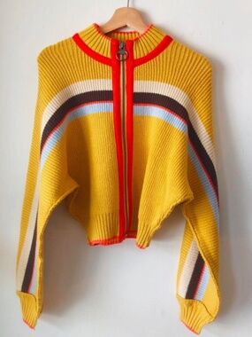 NWT Free People Zip-Up Sweater